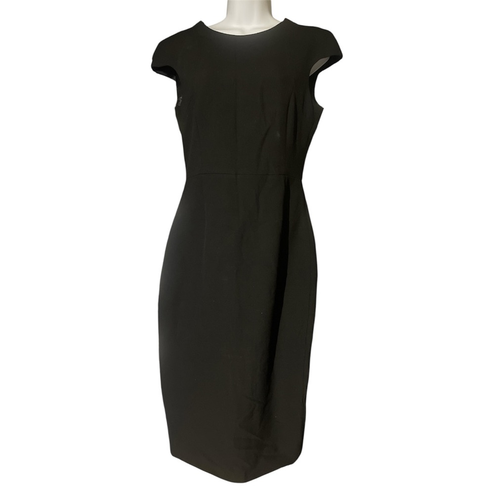Zara Classic Black Midi Dress